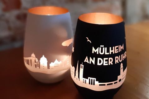 Mülheim Windlichter seit Herbst 2024 erhältlich im Museumsshop der Camera Obscura